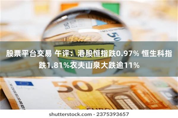 股票平台交易 午评：港股恒指跌0.97% 恒生科指跌1.81%农夫山泉大跌逾11%