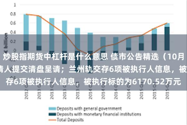 炒股指期货中杠杆是什么意思 债市公告精选（10月16日）|景瑞控股遭呈请人提交清盘呈请；兰州轨交存6项被执行人信息，被执行标的为6170.52万元