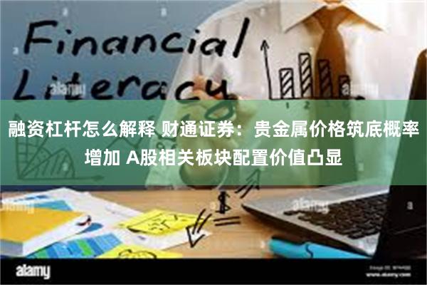 融资杠杆怎么解释 财通证券：贵金属价格筑底概率增加 A股相关板块配置价值凸显